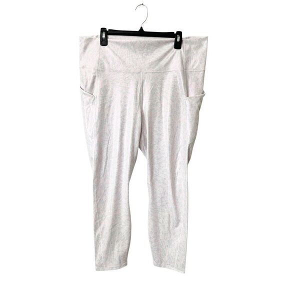 Fabletics Oasis High Waisted 7/8 Mermaidcore‎ Pocket Athletic Leggings Size 2X - Picture 1 of 4